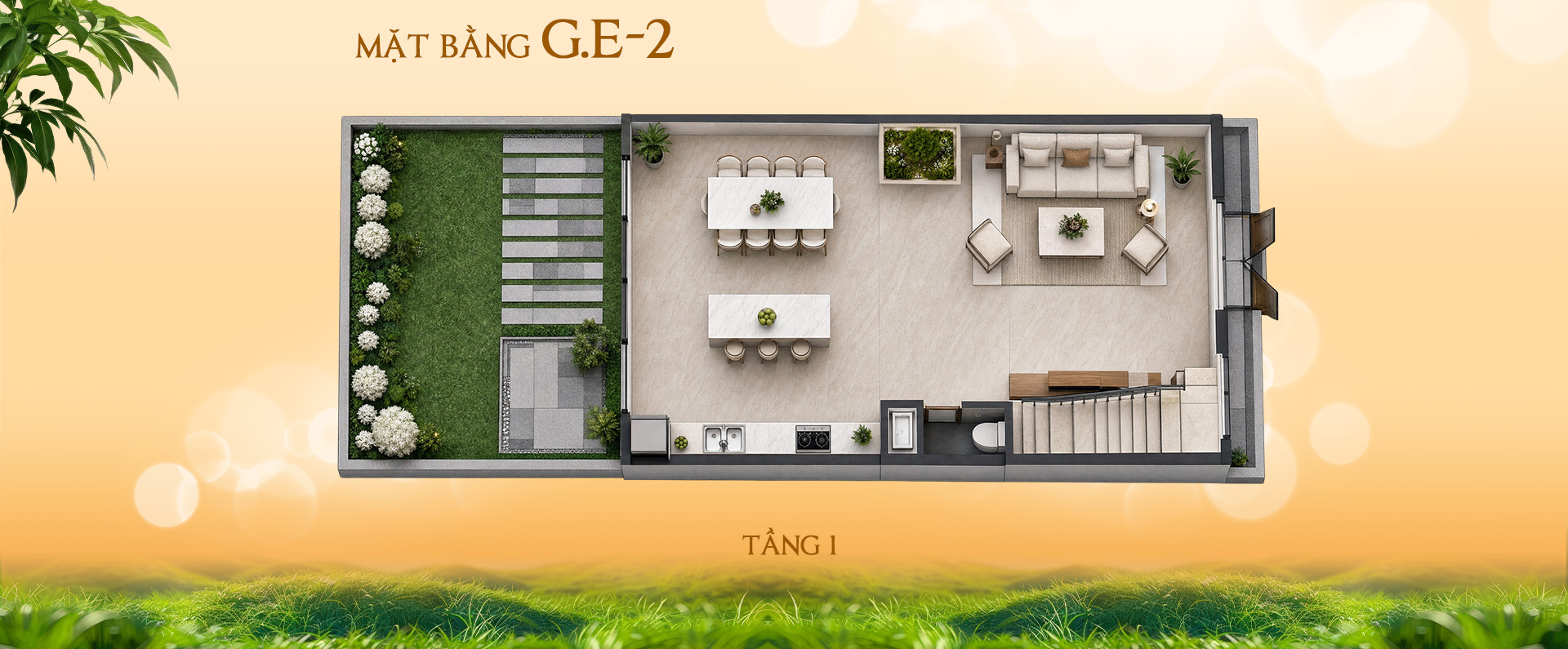 Phối cảnh Mẫu G.E-2 Grand Edition