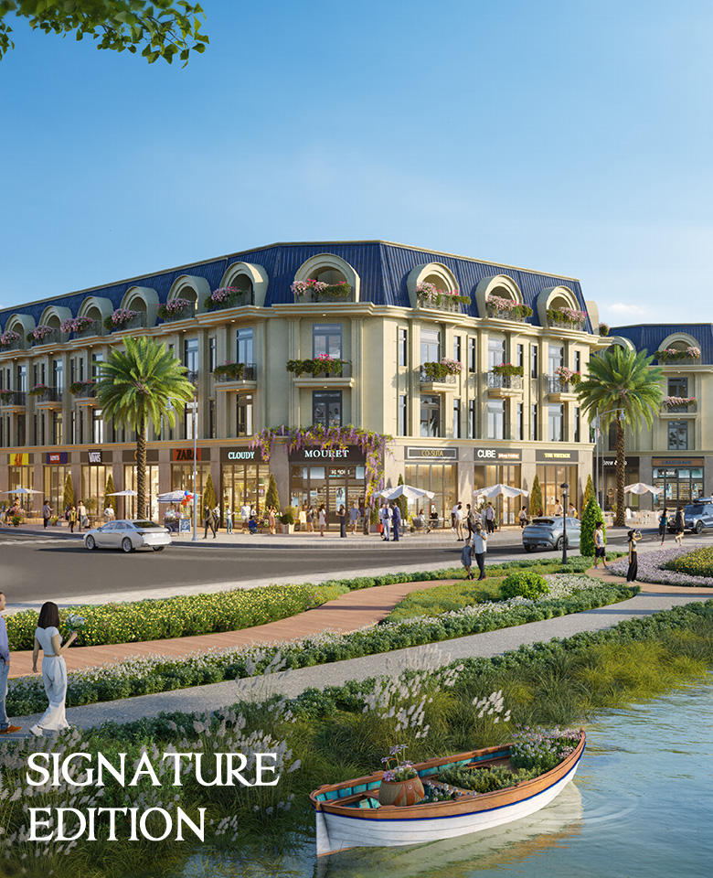 Phối cảnh Mẫu S.E Signature Shophouse